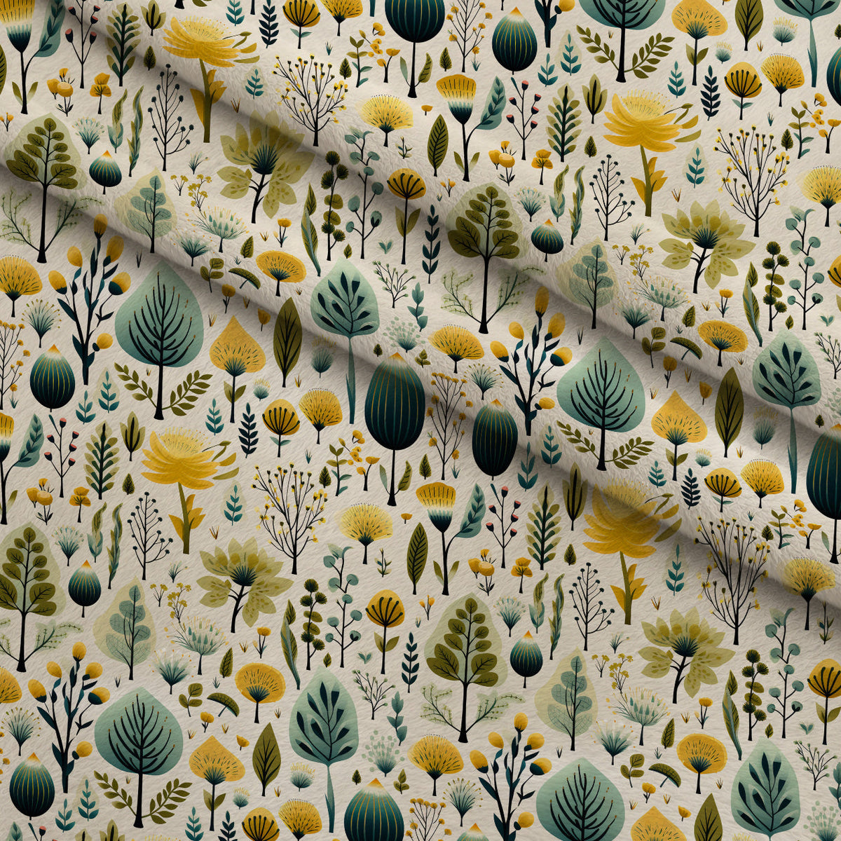 Twilight Flora Pattern 3 Minky Fabric