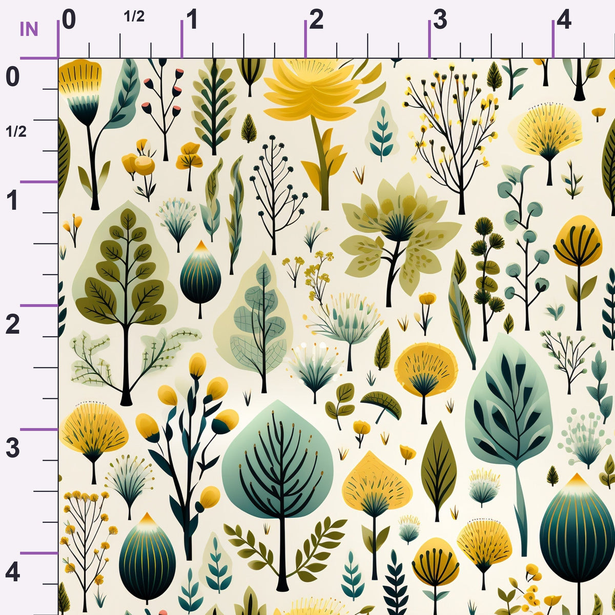 Twilight Flora Pattern 3 Minky Fabric