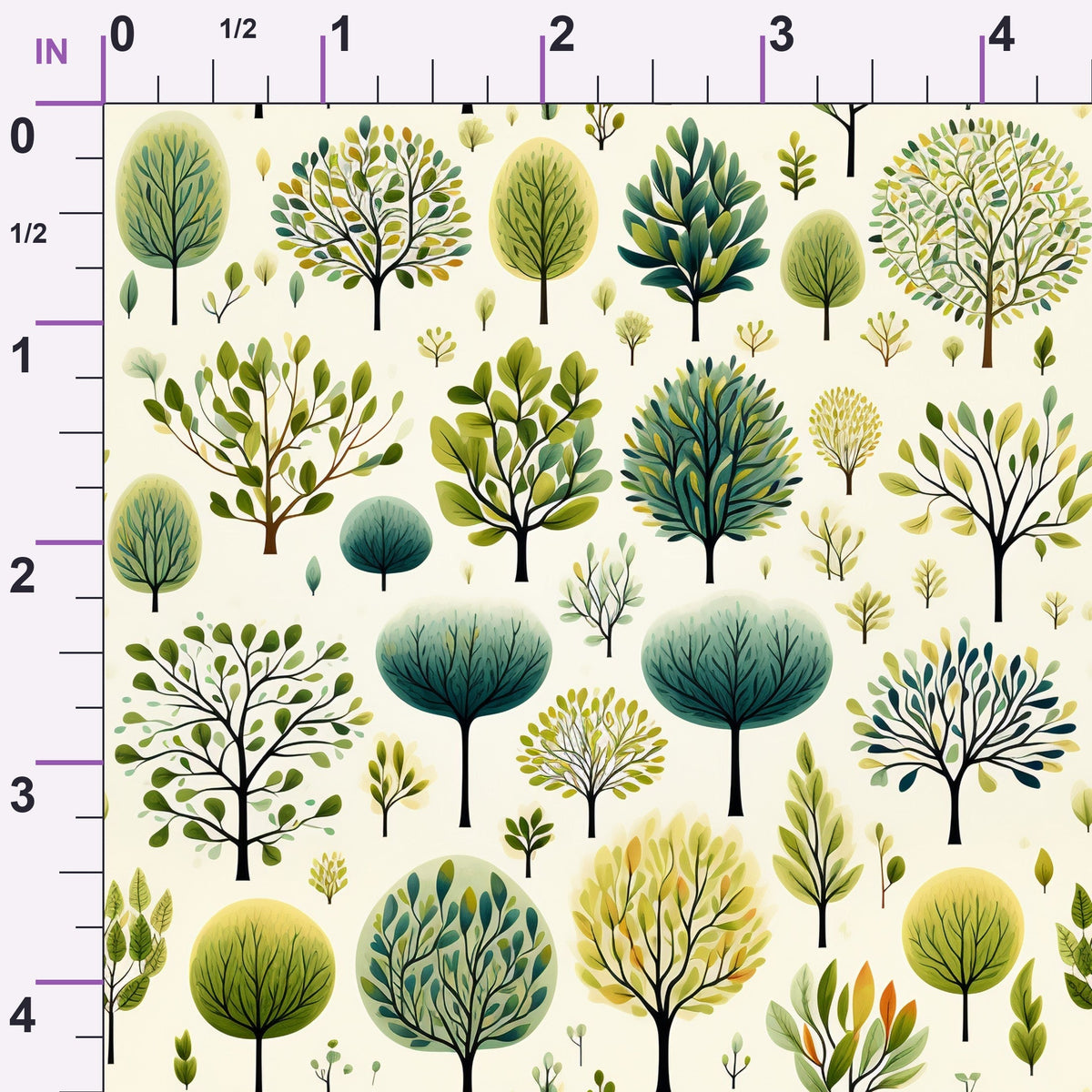 Twilight Flora Pattern 5 Minky Fabric