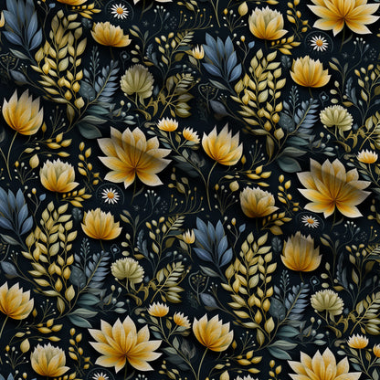 Twilight Flora Pattern 6 Minky Fabric