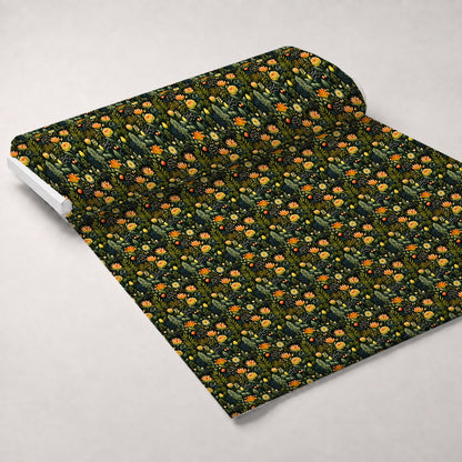 Twilight Flora Pattern 7 Minky Fabric