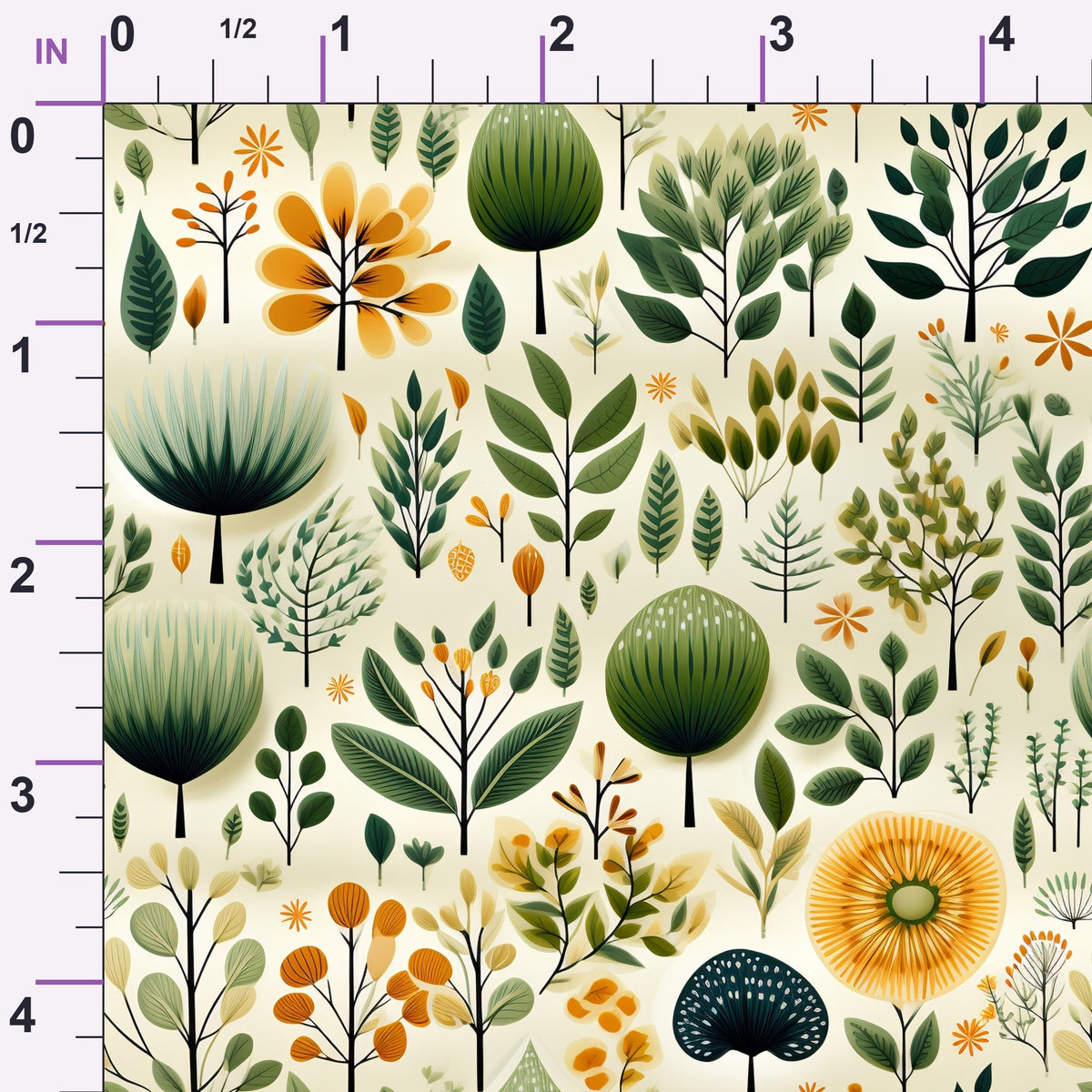 Twilight Flora Pattern 8 Minky Fabric