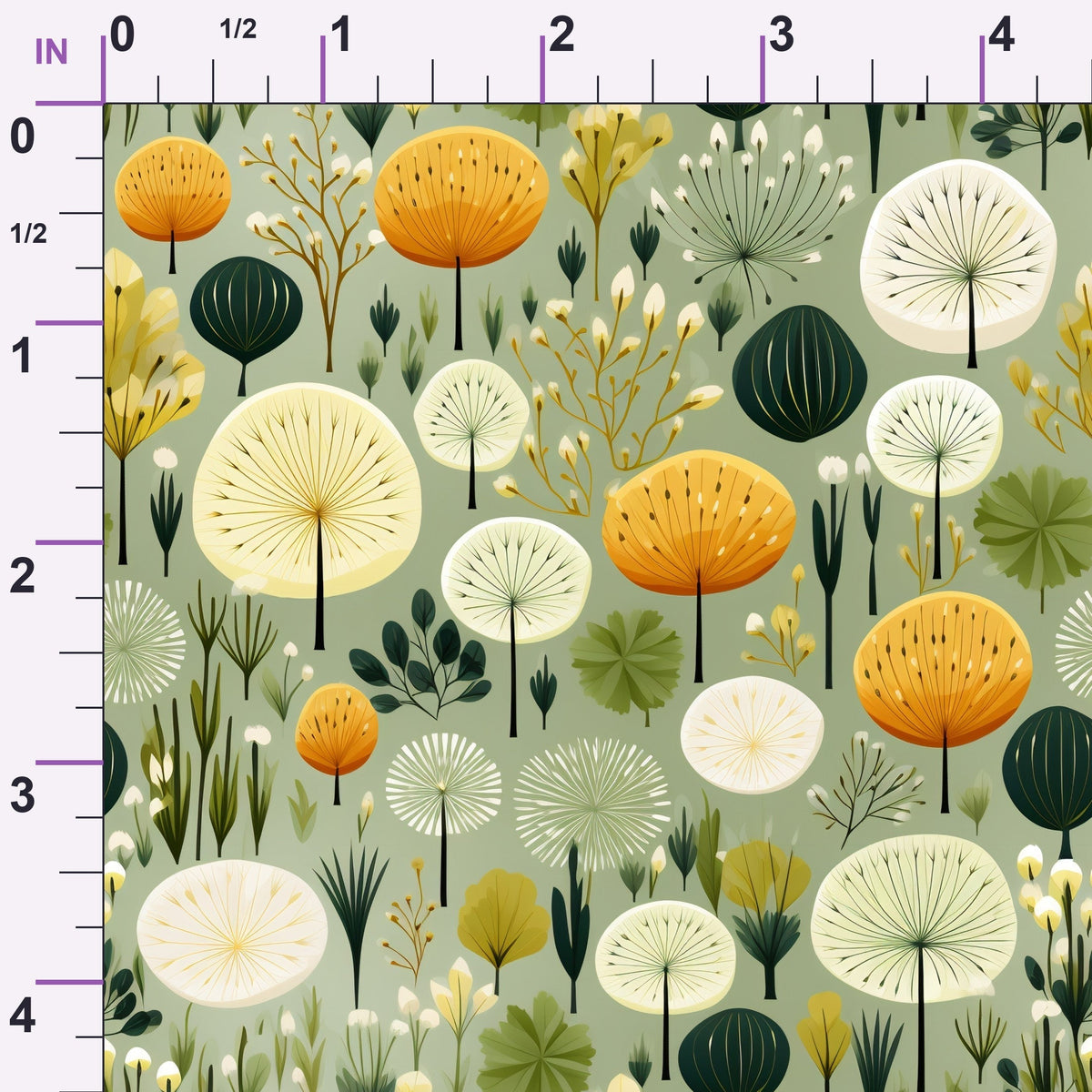 Twilight Flora Pattern 9 Minky Fabric