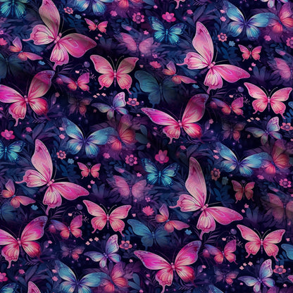 Twilight Flutter Pattern 1 Minky Fabric