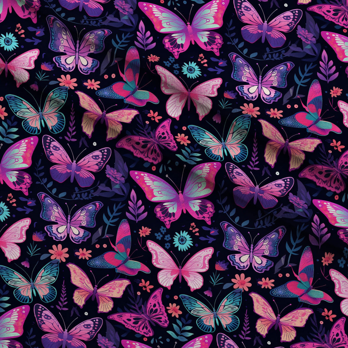 Twilight Flutter Pattern 12 Minky Fabric