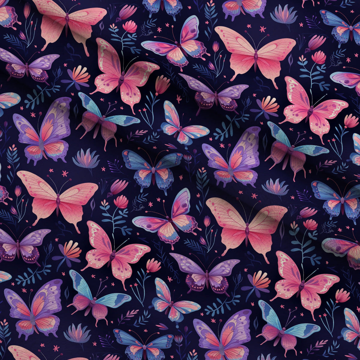 Twilight Flutter Pattern 13 Minky Fabric