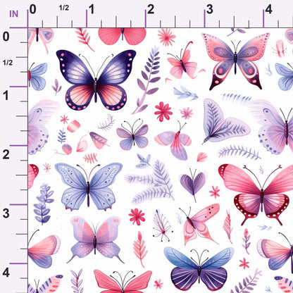 Twilight Flutter Pattern 14 Minky Fabric