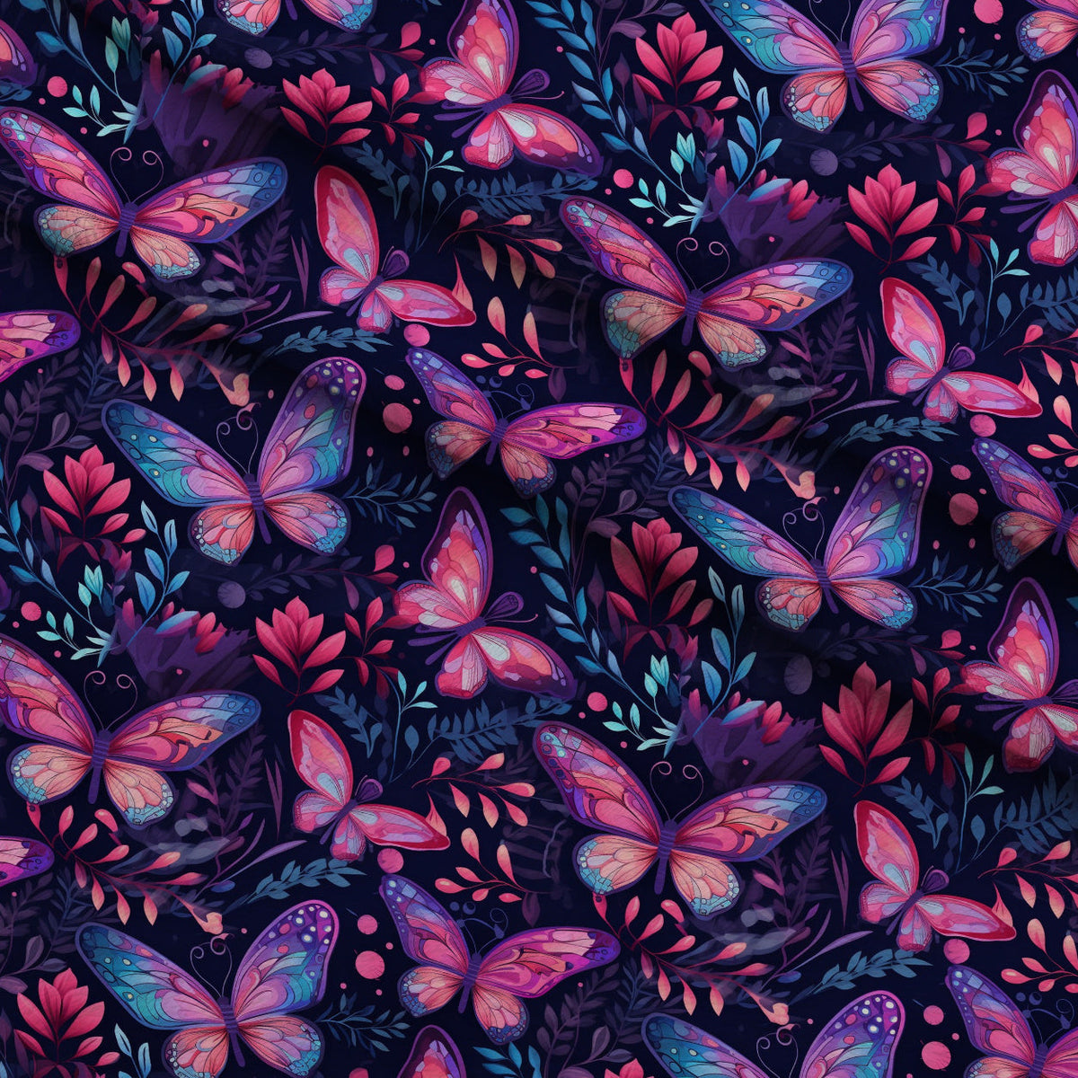 Twilight Flutter Pattern 15 Minky Fabric