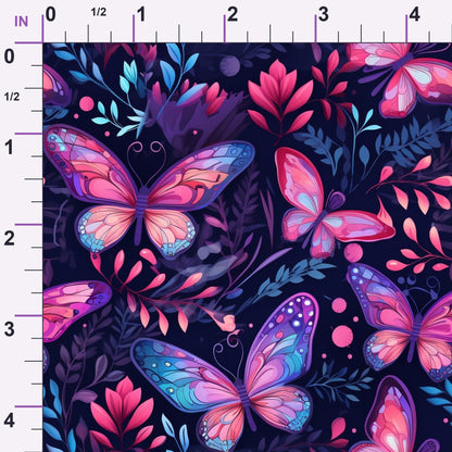 Twilight Flutter Pattern 15 Minky Fabric