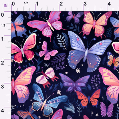 Twilight Flutter Pattern 18 Minky Fabric