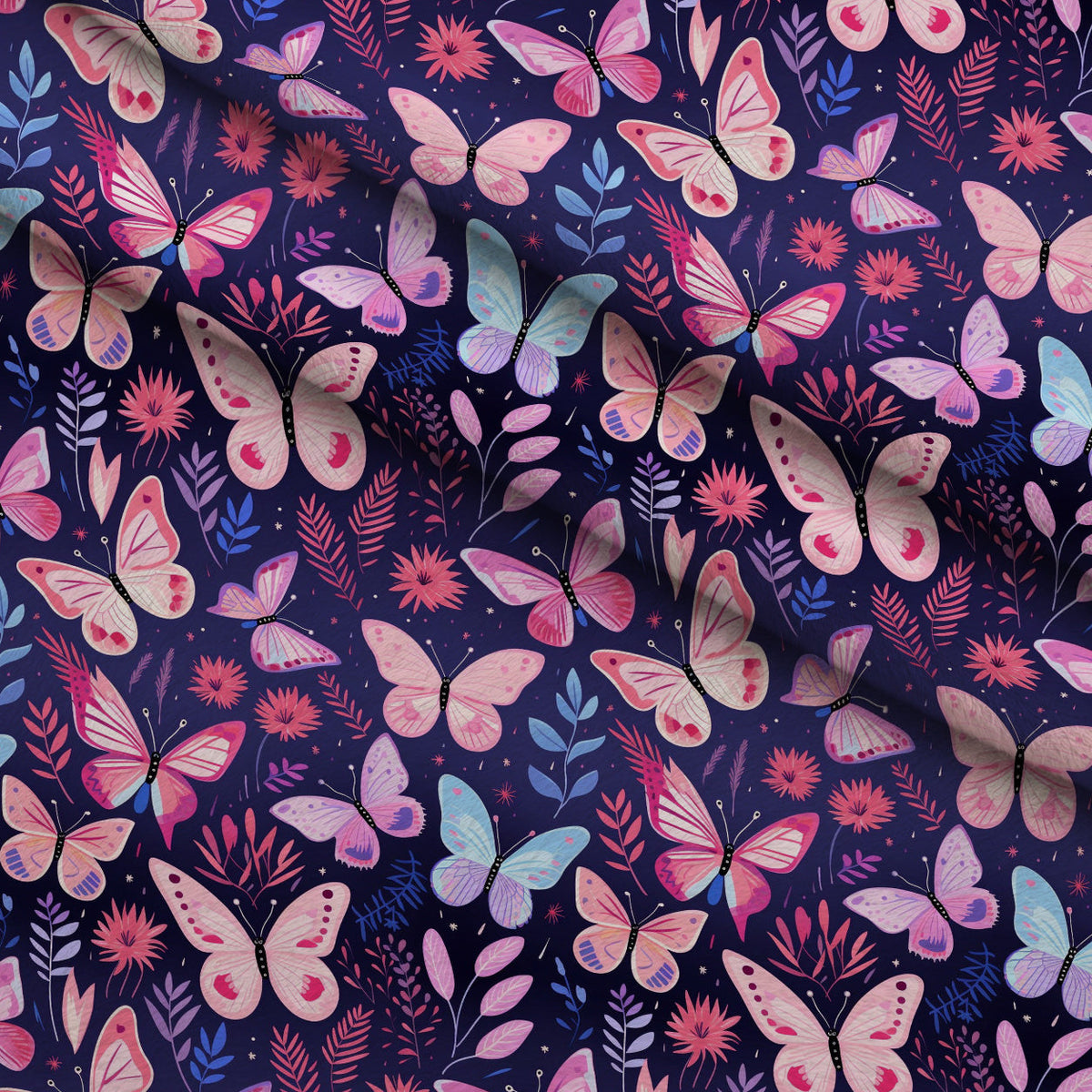 Twilight Flutter Pattern 2 Minky Fabric