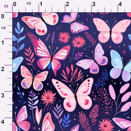 Twilight Flutter Pattern 2 Minky Fabric