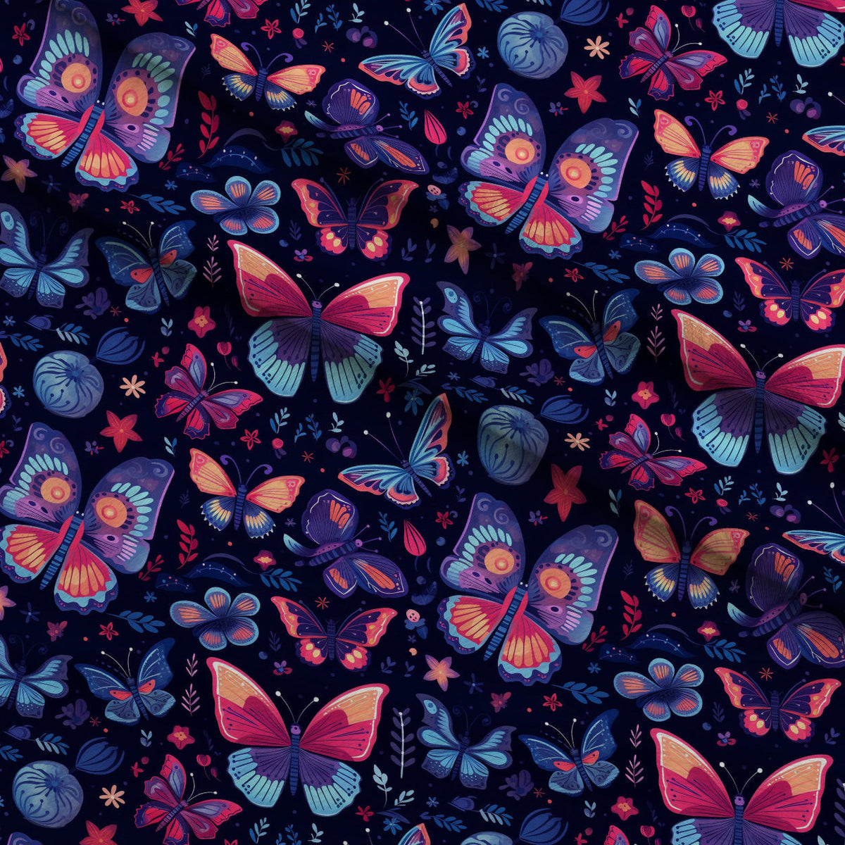 Twilight Flutter Pattern 5 Minky Fabric