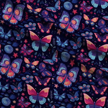 Twilight Flutter Pattern 5 Minky Fabric