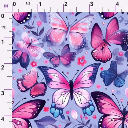 Twilight Flutter Pattern 8 Minky Fabric
