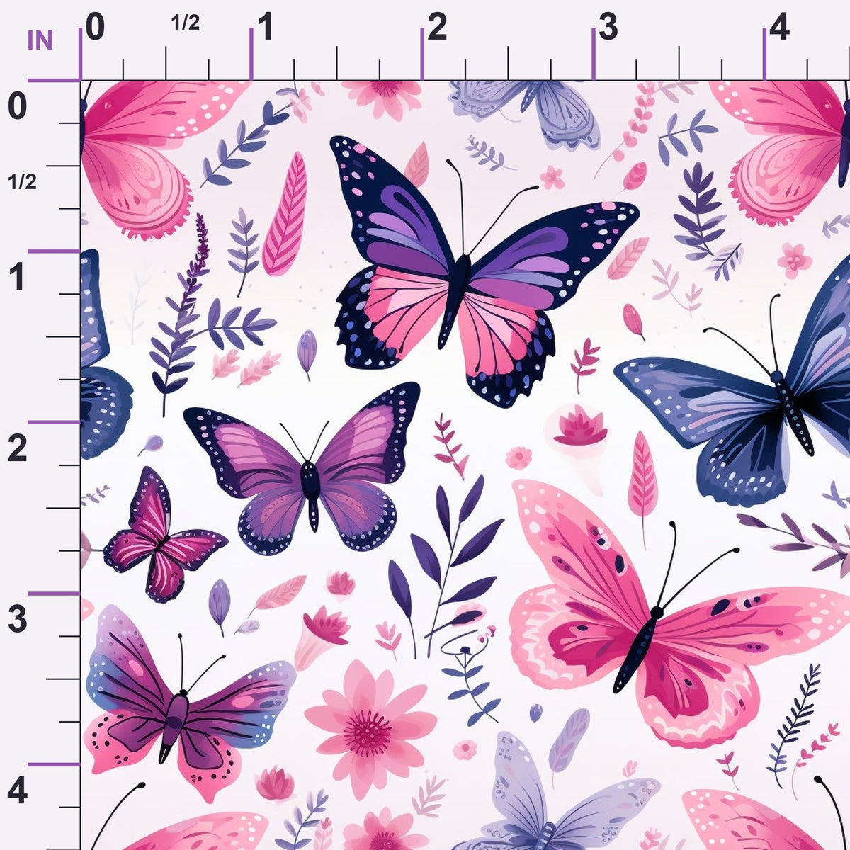 Twilight Flutter Pattern 9 Minky Fabric