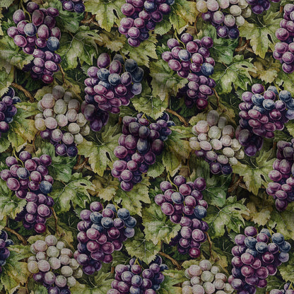 Twilight Grape Grove Pattern 1 Minky Fabric