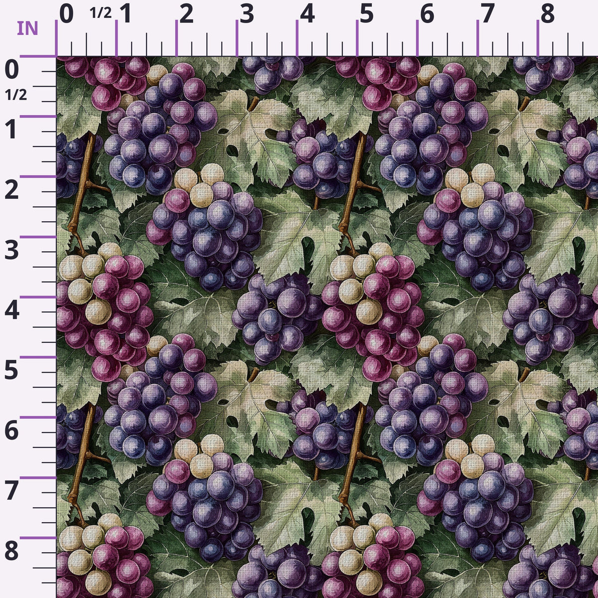 Twilight Grape Grove Pattern 13 Minky Fabric