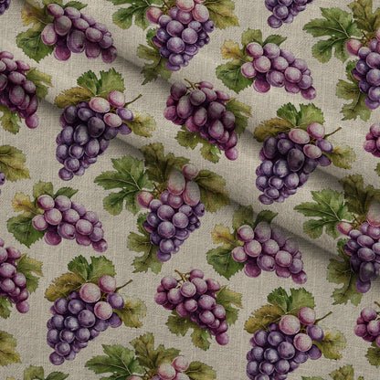 Twilight Grape Grove Pattern 2 Minky Fabric