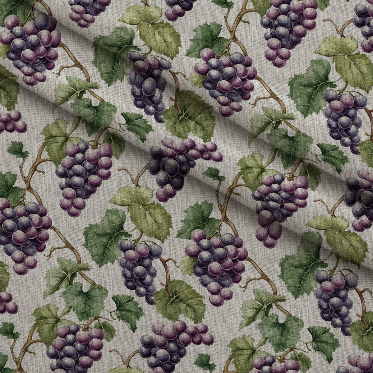 Twilight Grape Grove Pattern 20 Minky Fabric