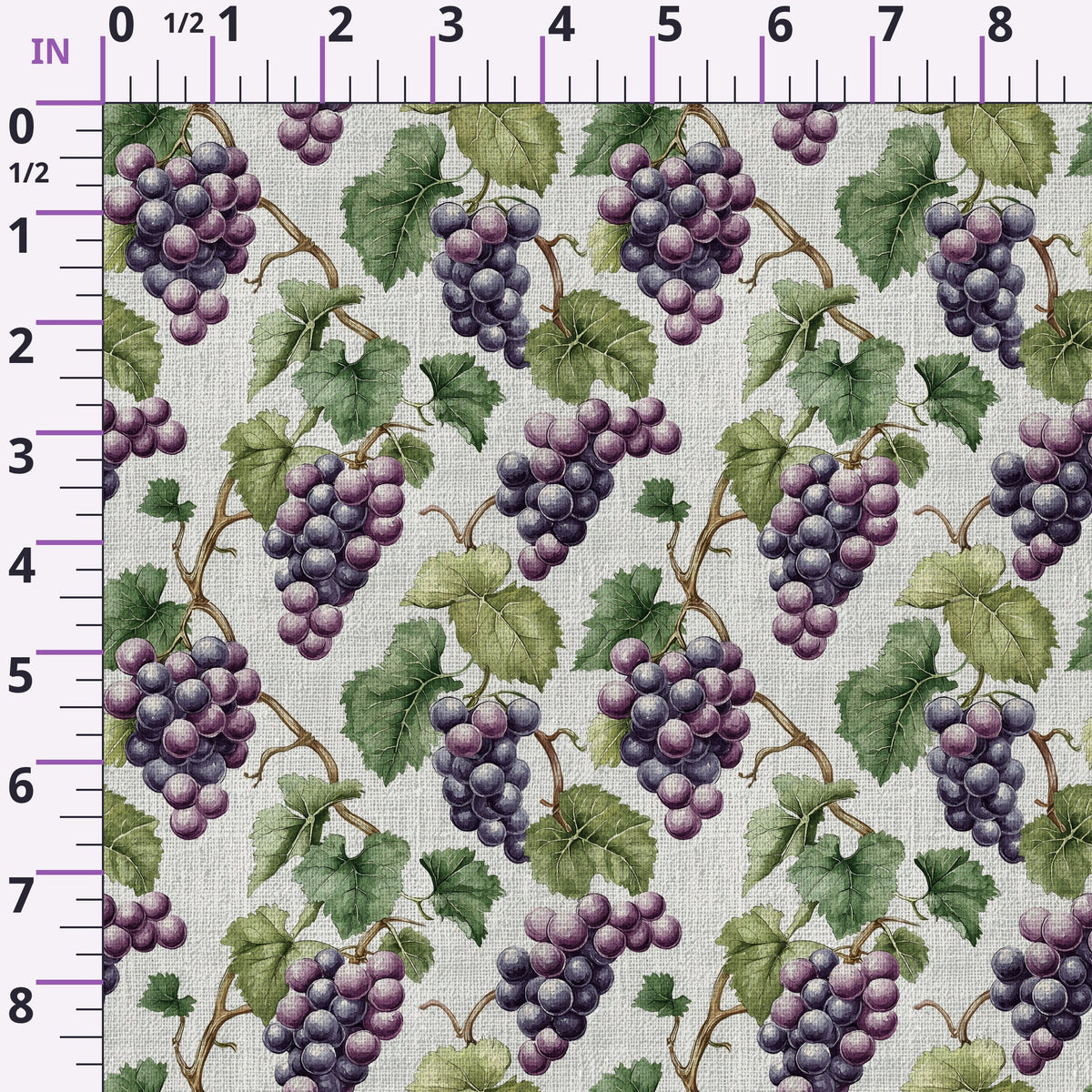 Twilight Grape Grove Pattern 20 Minky Fabric