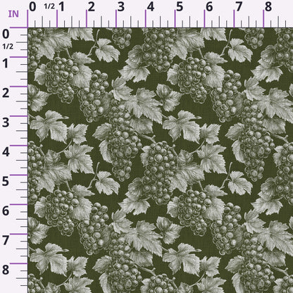 Twilight Grape Grove Pattern 6 Minky Fabric