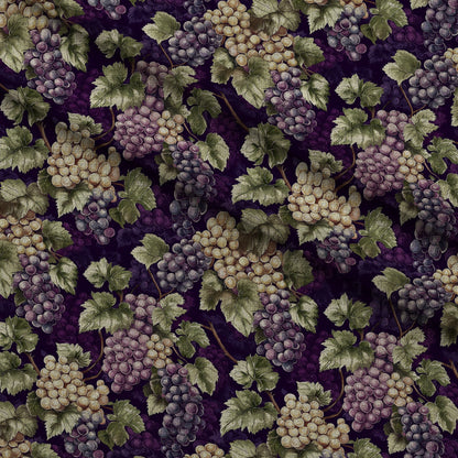 Twilight Grape Grove Pattern 7 Minky Fabric
