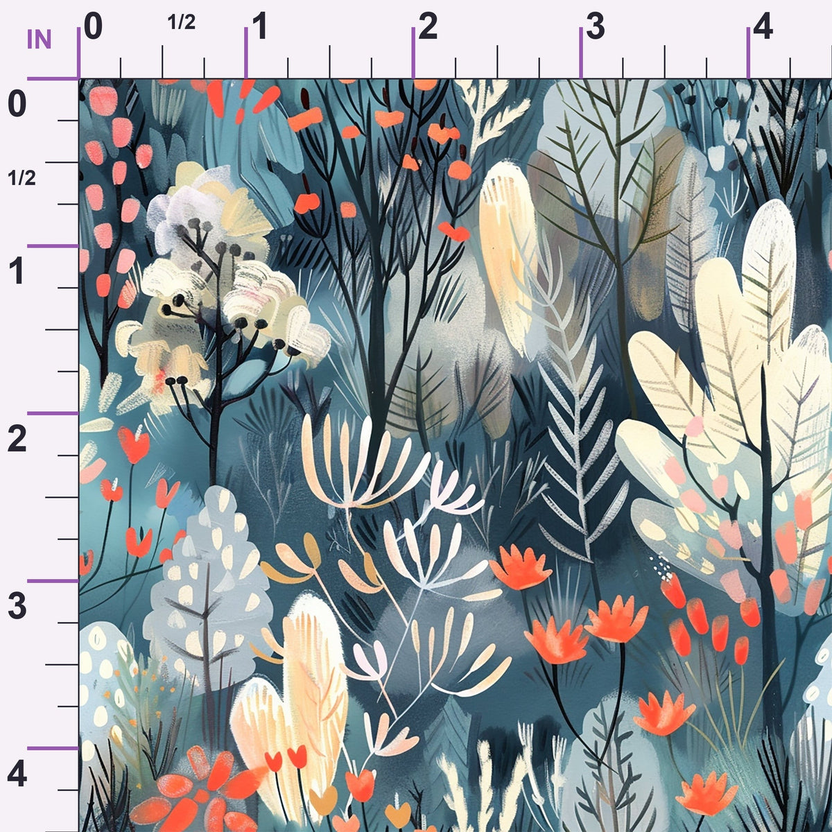 Twilight Grove Pattern 1 Minky Fabric