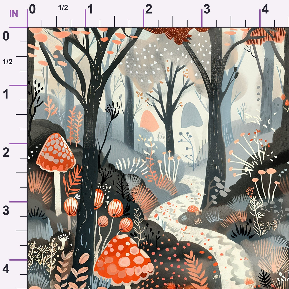 Twilight Grove Pattern 2 Minky Fabric