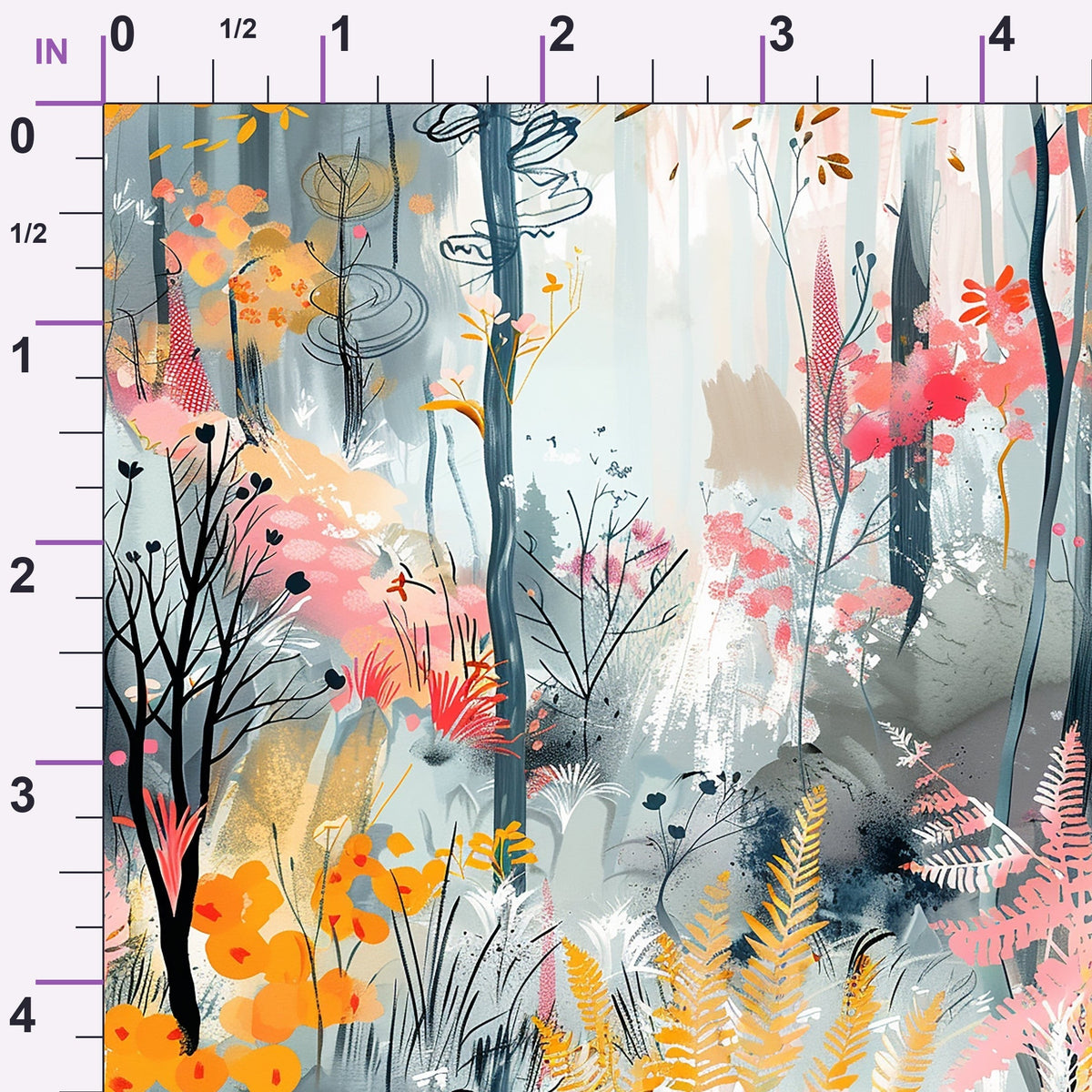 Twilight Grove Pattern 3 Minky Fabric