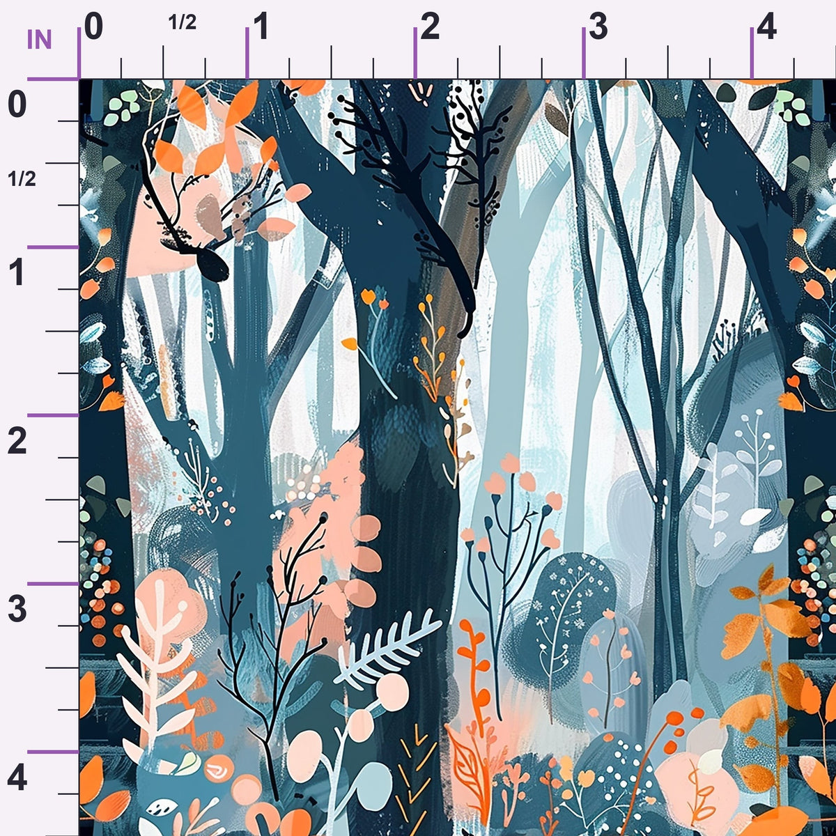 Twilight Grove Pattern 4 Minky Fabric