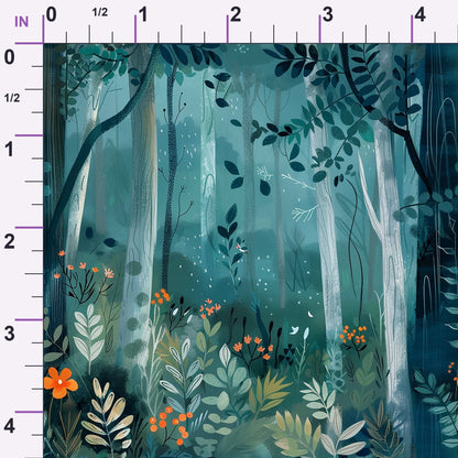 Twilight Grove Pattern 6 Minky Fabric
