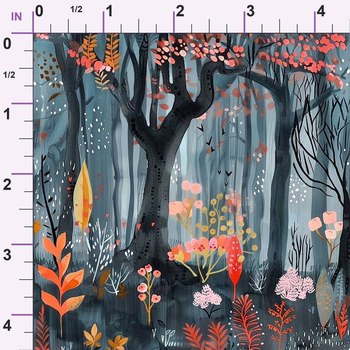 Twilight Grove Pattern 8 Minky Fabric