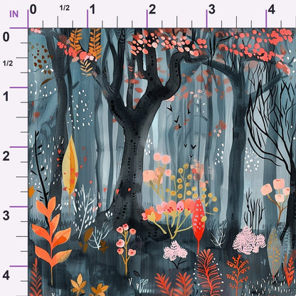 Twilight Grove Pattern 8 Minky Fabric