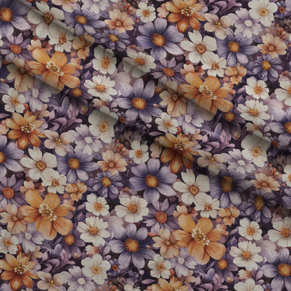 Twilight Meadow Pattern 1 Minky Fabric
