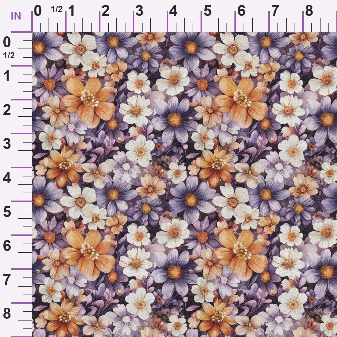 Twilight Meadow Pattern 1 Minky Fabric