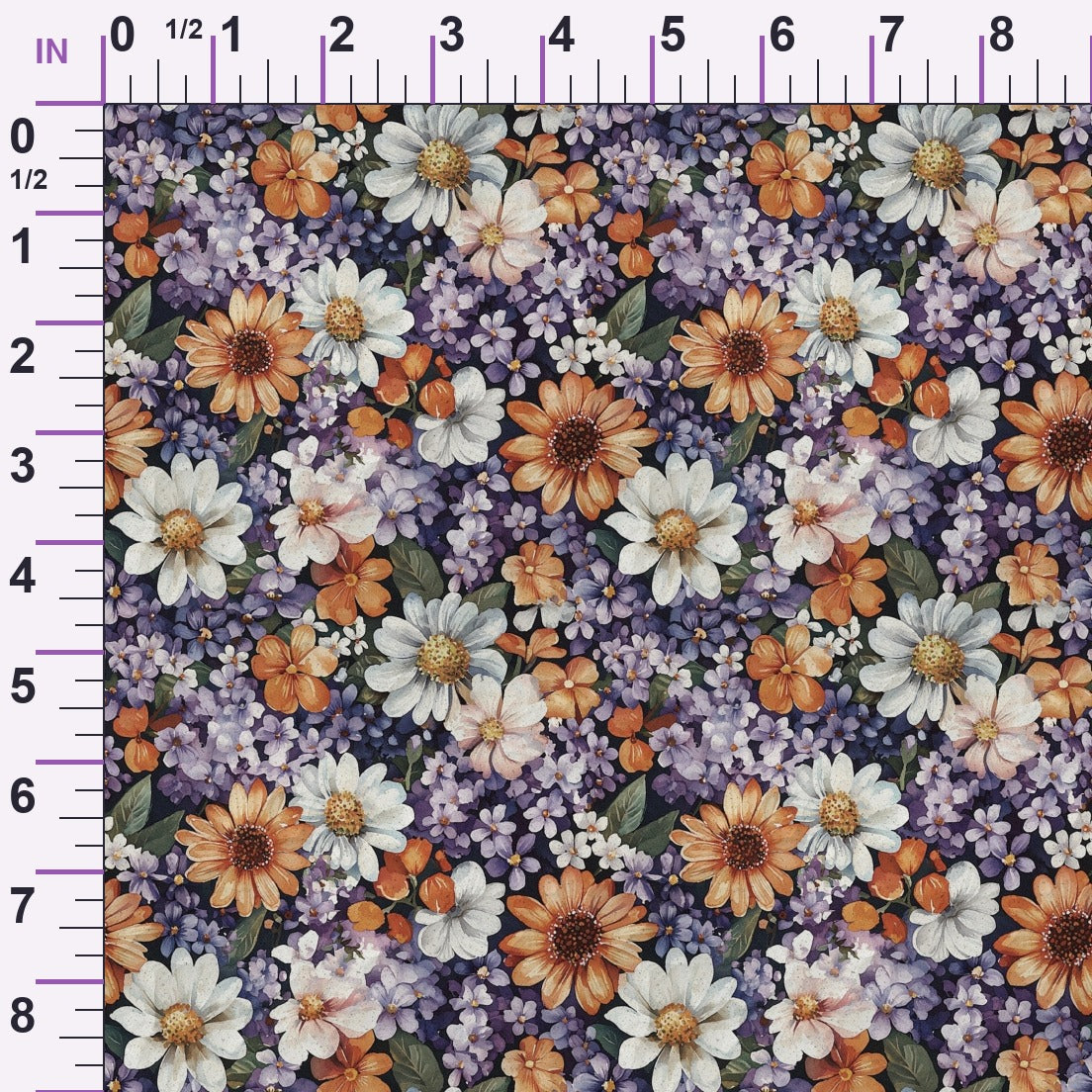 Twilight Meadow Pattern 5 Minky Fabric