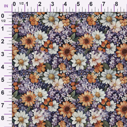 Twilight Meadow Pattern 5 Minky Fabric