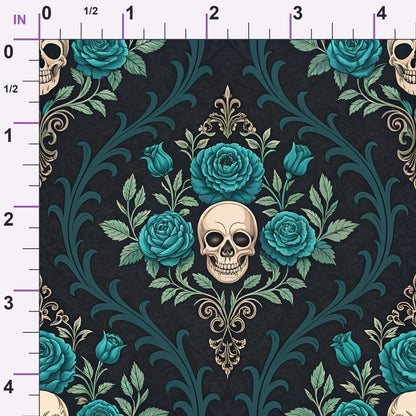 Twilight Rose Rookery Pattern 1 Minky Fabric