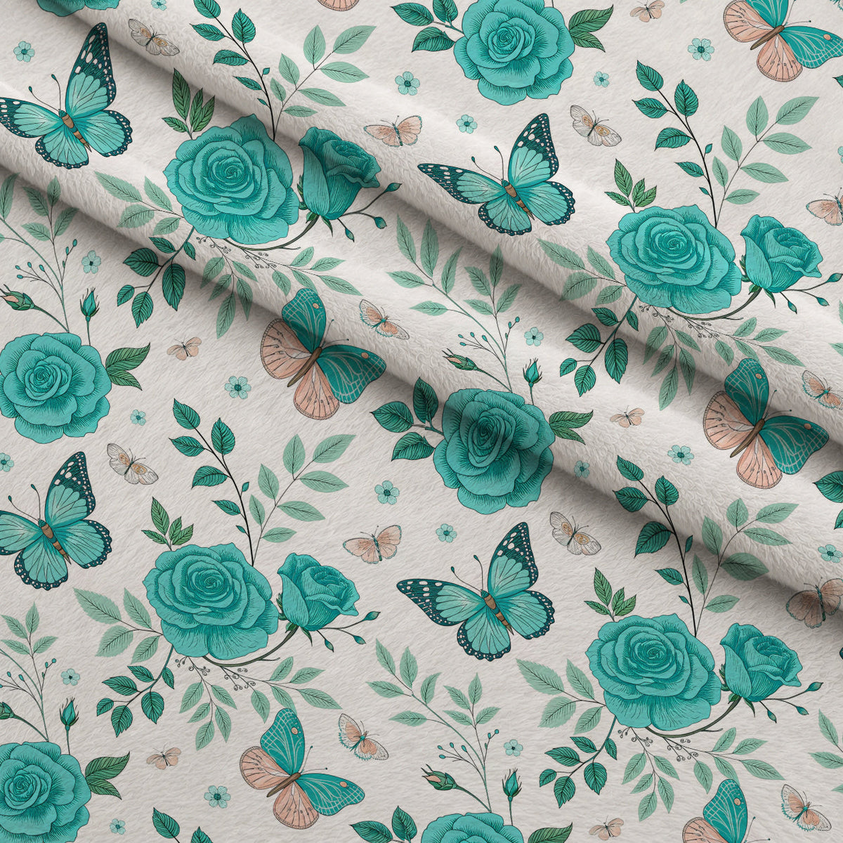 Twilight Rose Rookery Pattern 10 Minky Fabric