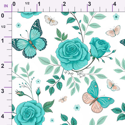 Twilight Rose Rookery Pattern 10 Minky Fabric