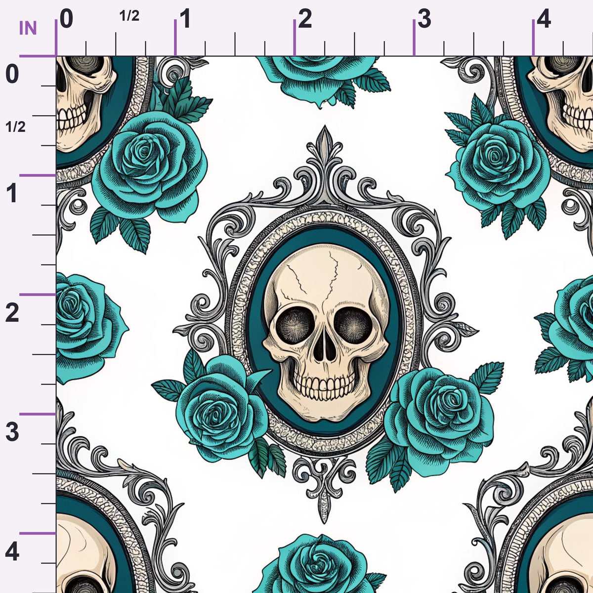 Twilight Rose Rookery Pattern 11 Minky Fabric