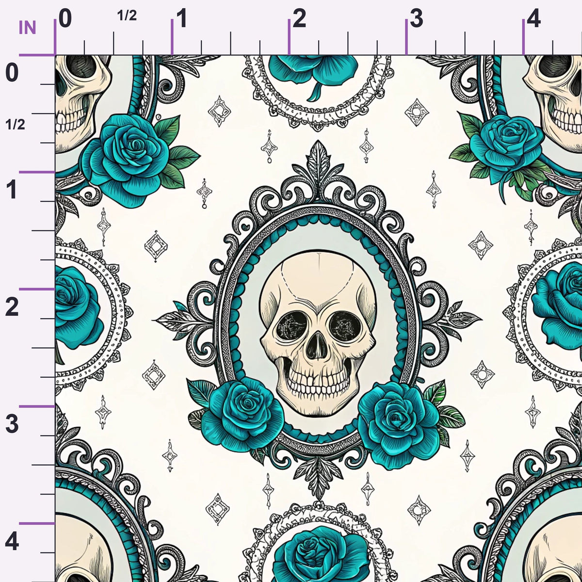 Twilight Rose Rookery Pattern 19 Minky Fabric
