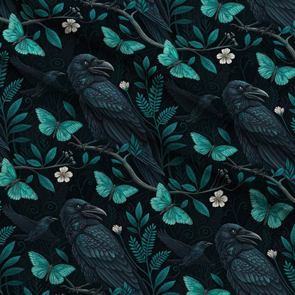 Twilight Rose Rookery Pattern 20 Minky Fabric