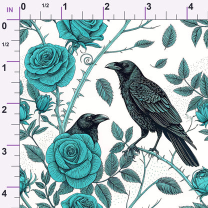 Twilight Rose Rookery Pattern 25 Minky Fabric