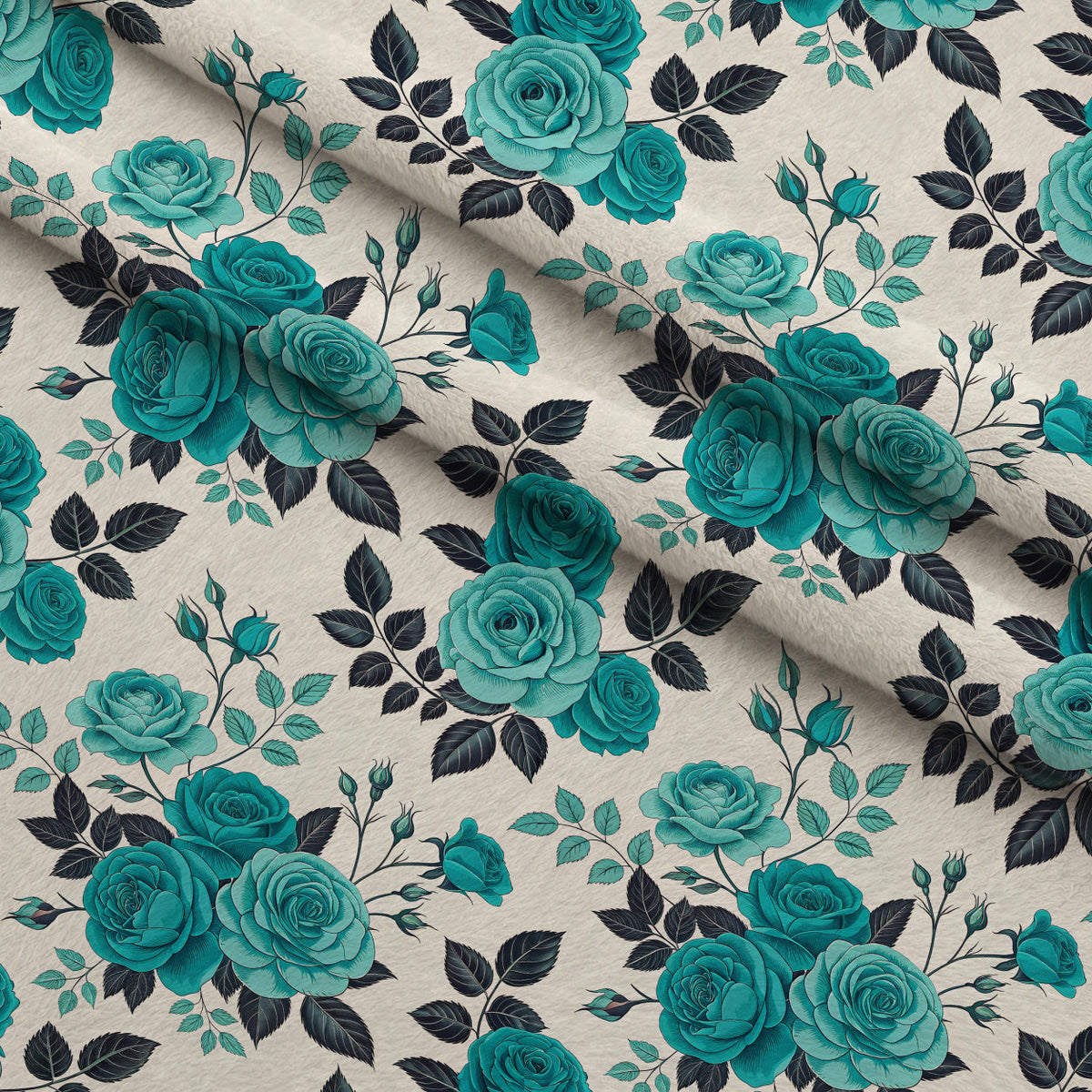 Twilight Rose Rookery Pattern 5 Minky Fabric
