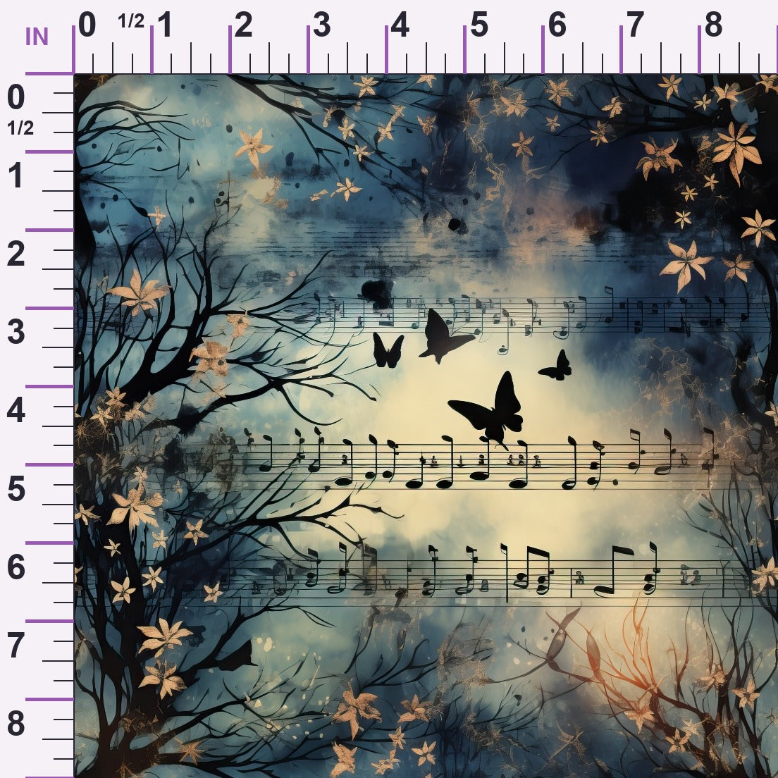 Twilight Serenade Pattern 1 Minky Fabric