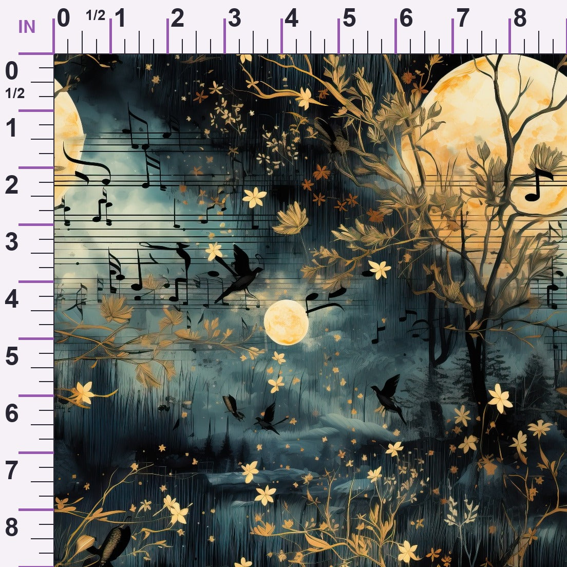 Twilight Serenade Pattern 3 Minky Fabric