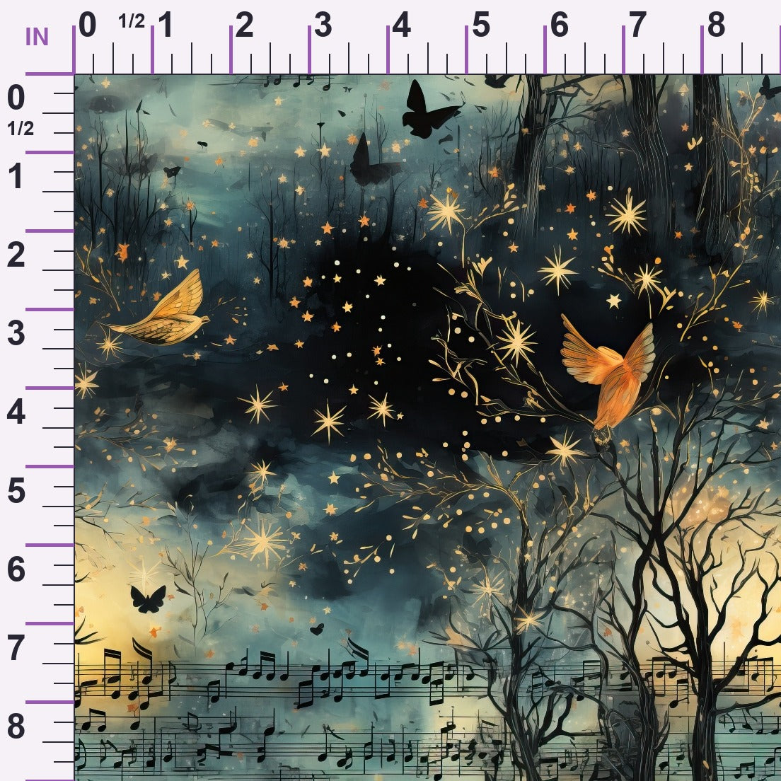 Twilight Serenade Pattern 5 Minky Fabric