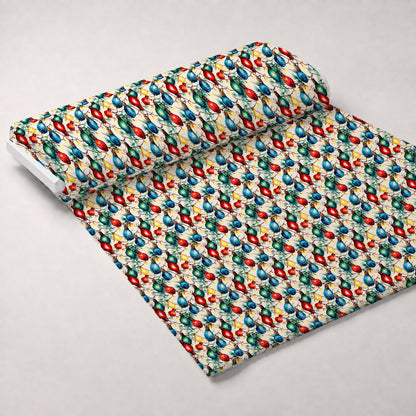 Twinkle Bulb Strings Pattern 13 Minky Fabric